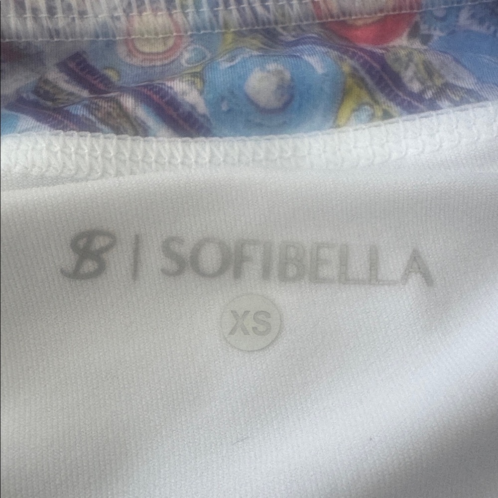 Sofibella Colorful Geometric Patterned Golf Skirt - image 2